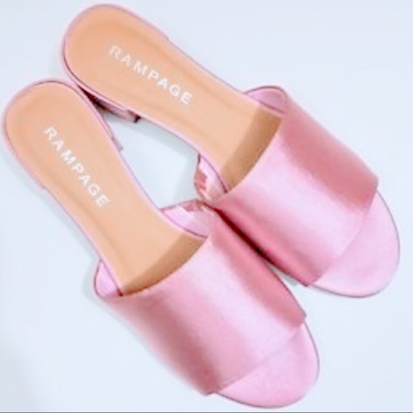 Rampage Shoes - NEW SATIN SLIDES BY RAMPAGE